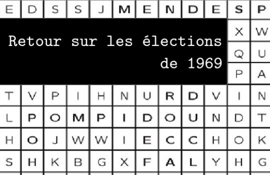 Retour sur les élections de 1969
