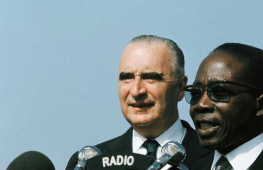 Pompidou et Senghor